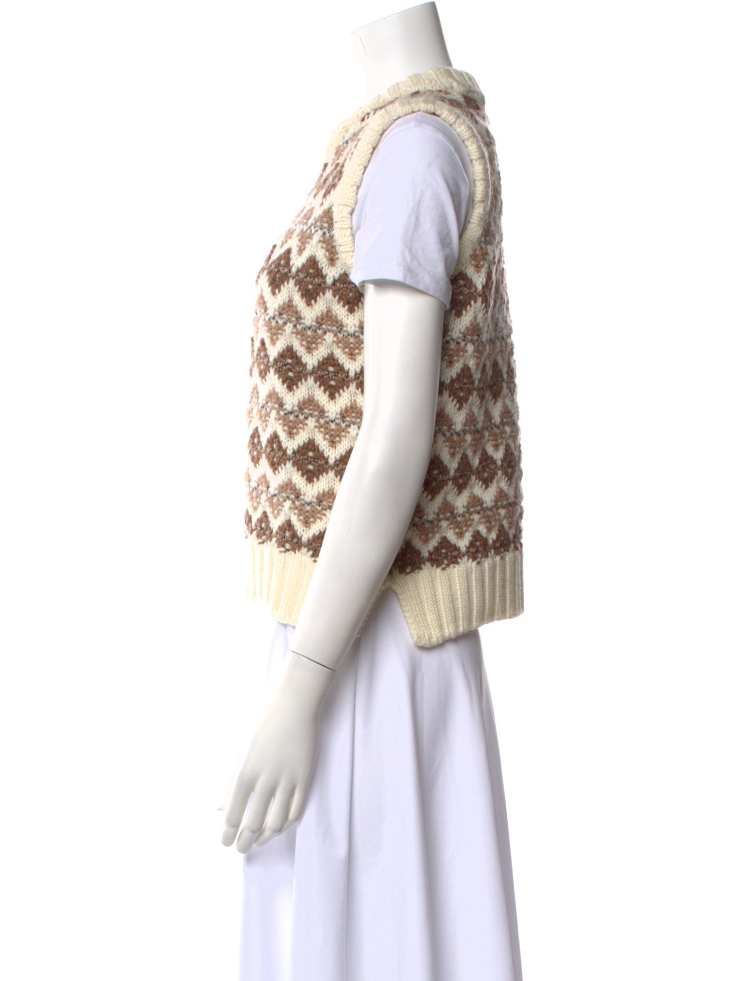 La Ligne Wool Printed Sweater