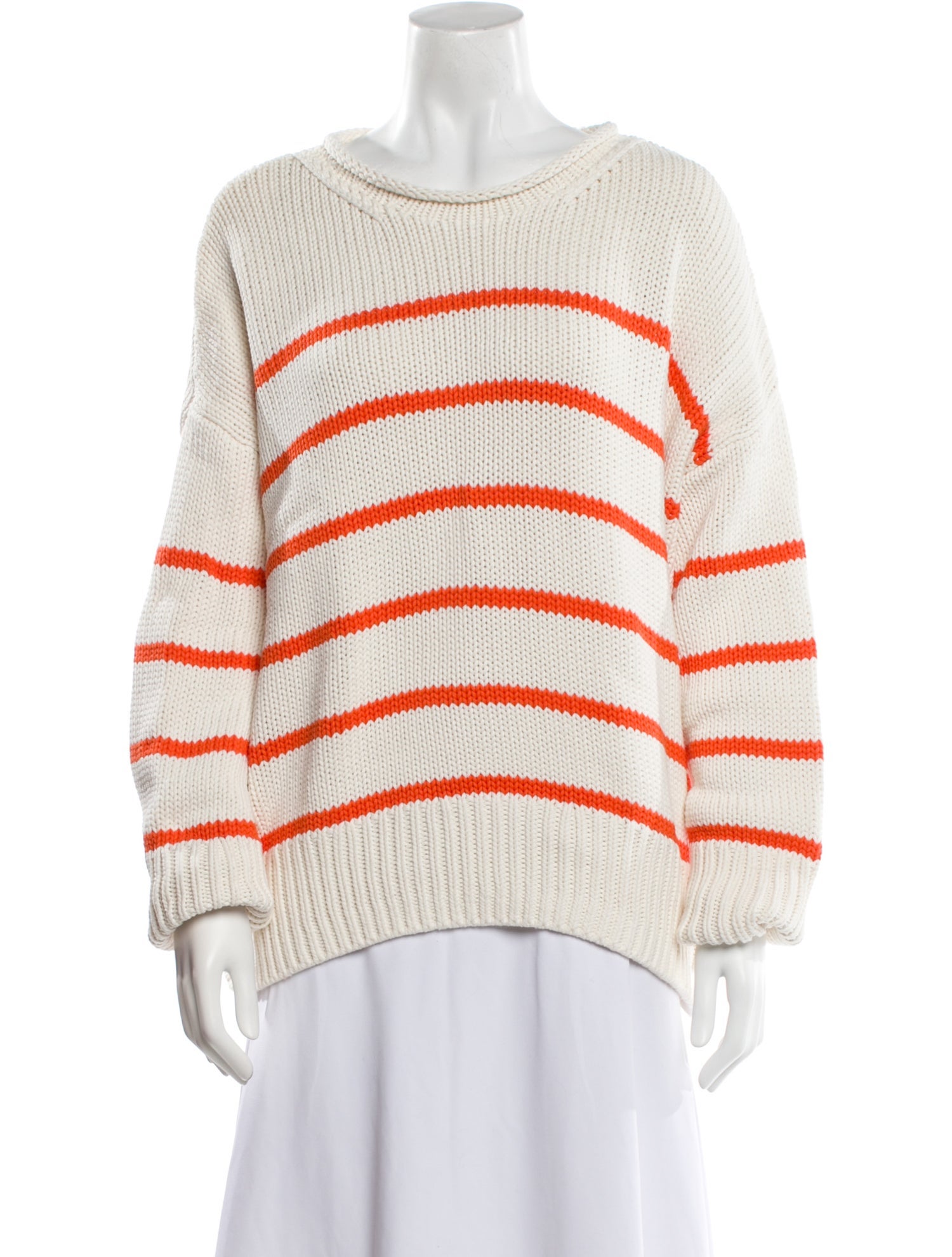La Ligne Striped Scoop Neck Sweater