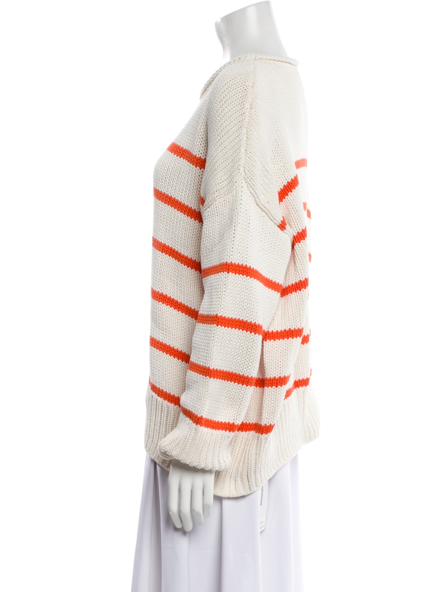 La Ligne Striped Scoop Neck Sweater