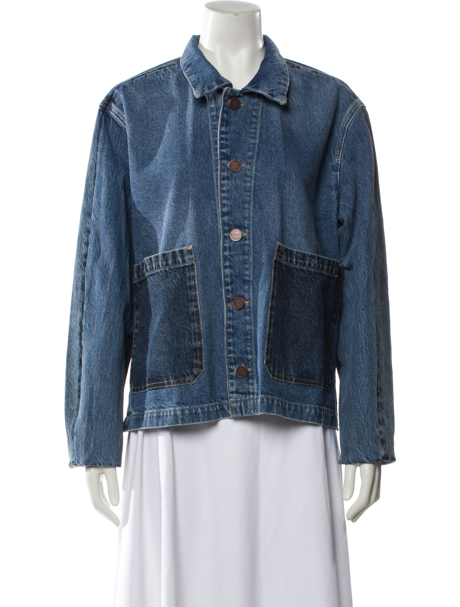 La Ligne Printed Denim Jacket w/ Tags