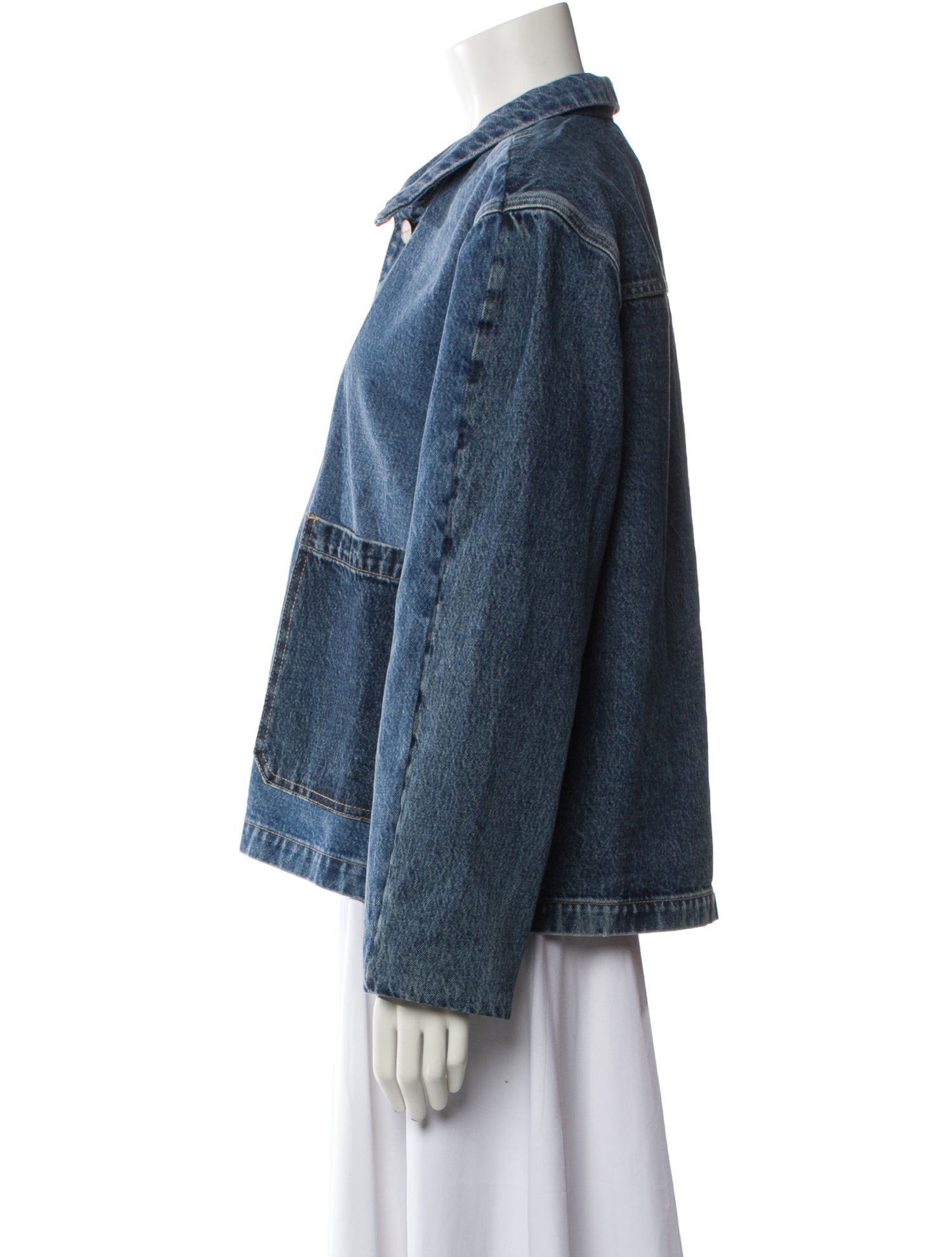 La Ligne Printed Denim Jacket w/ Tags