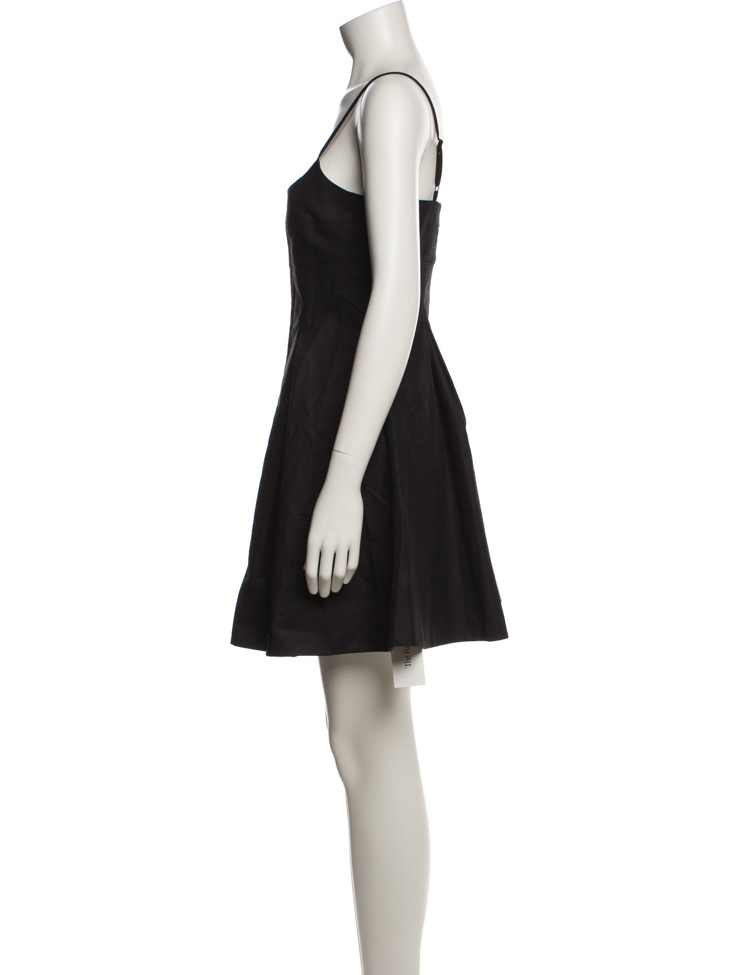La Ligne Square Neckline Mini Dress