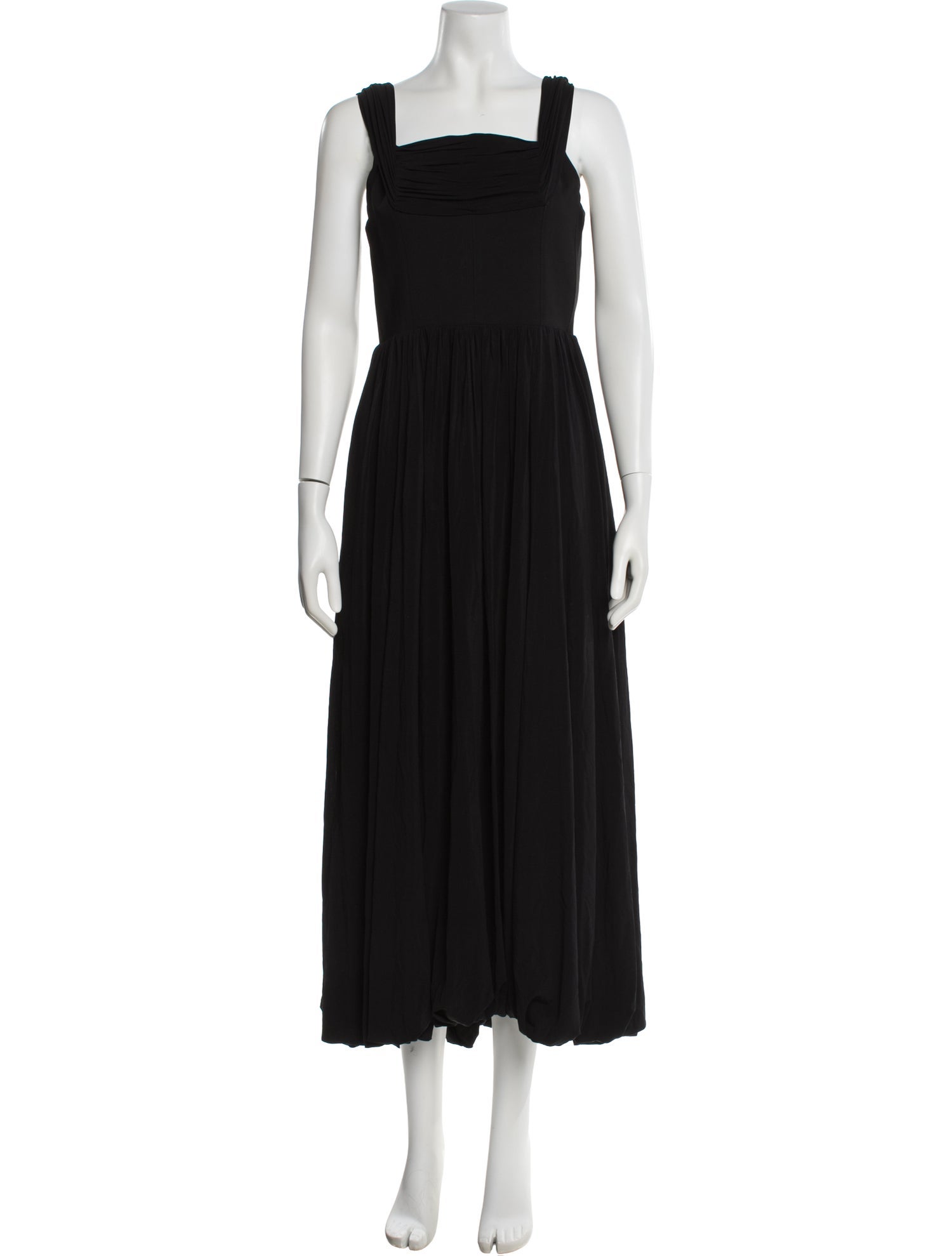 La Ligne Square Neckline Long Dress