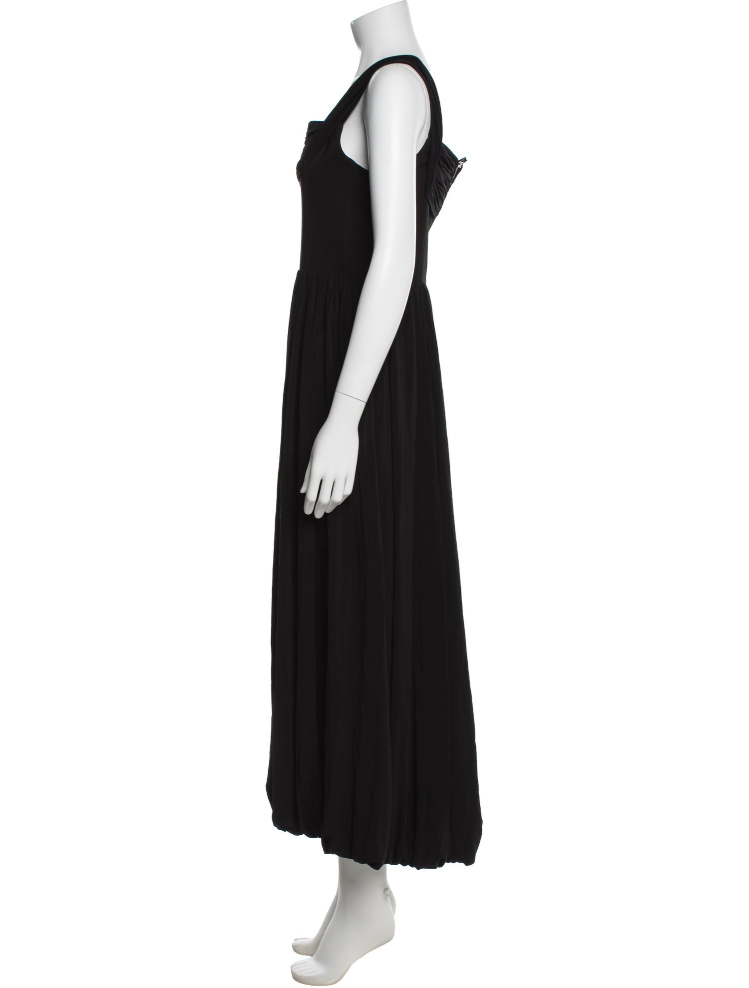 La Ligne Square Neckline Long Dress