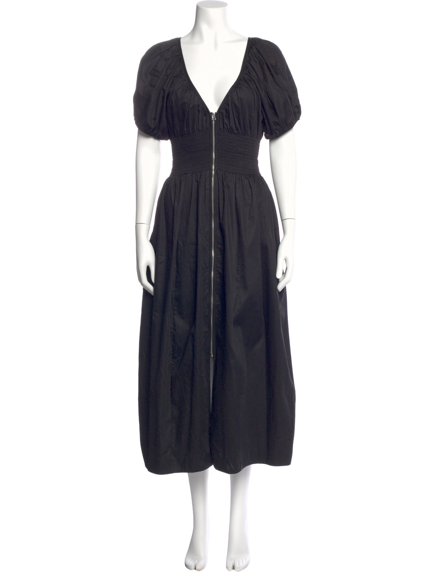 La Ligne V-Neck Long Dress