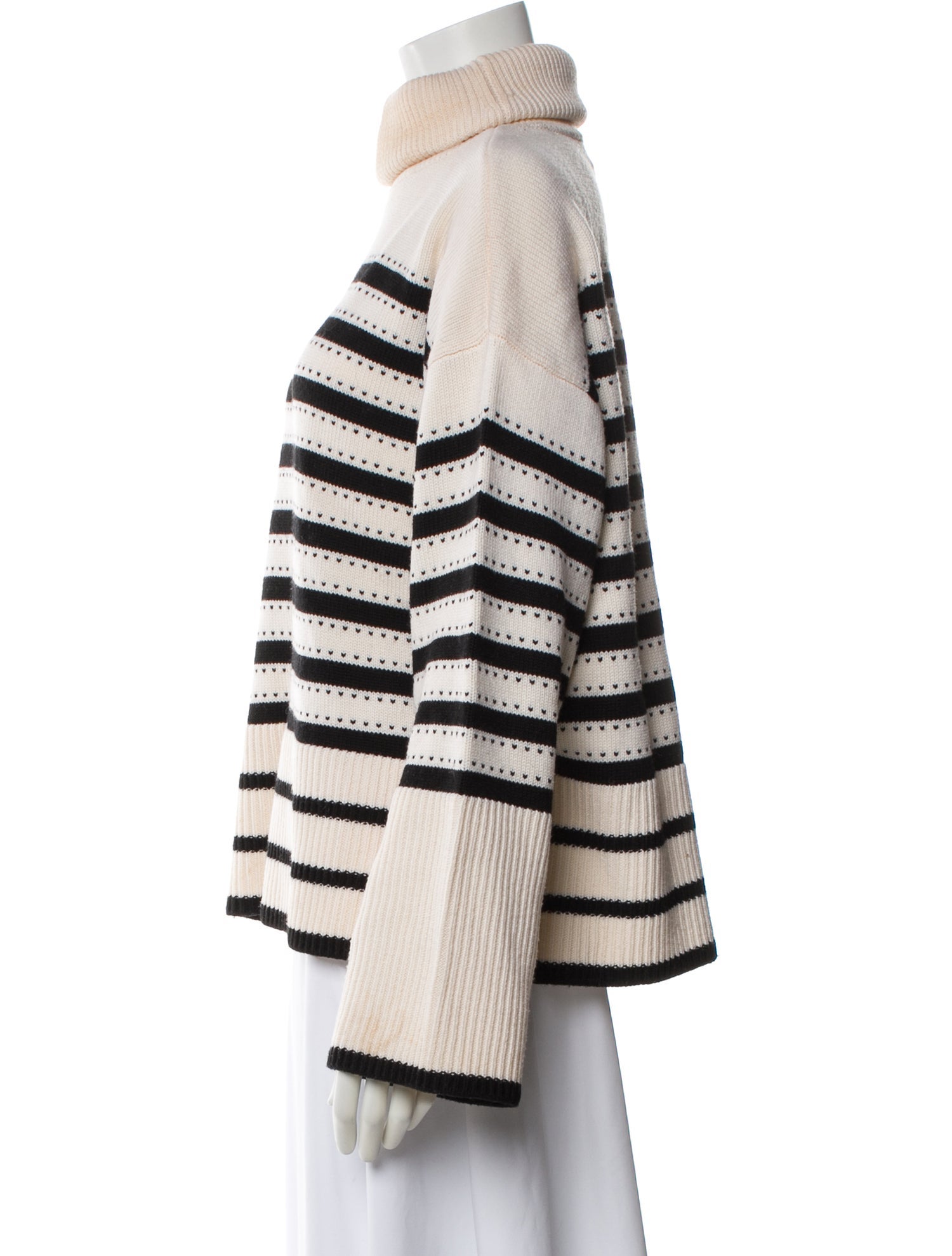 La Ligne Merino Wool Striped Sweater