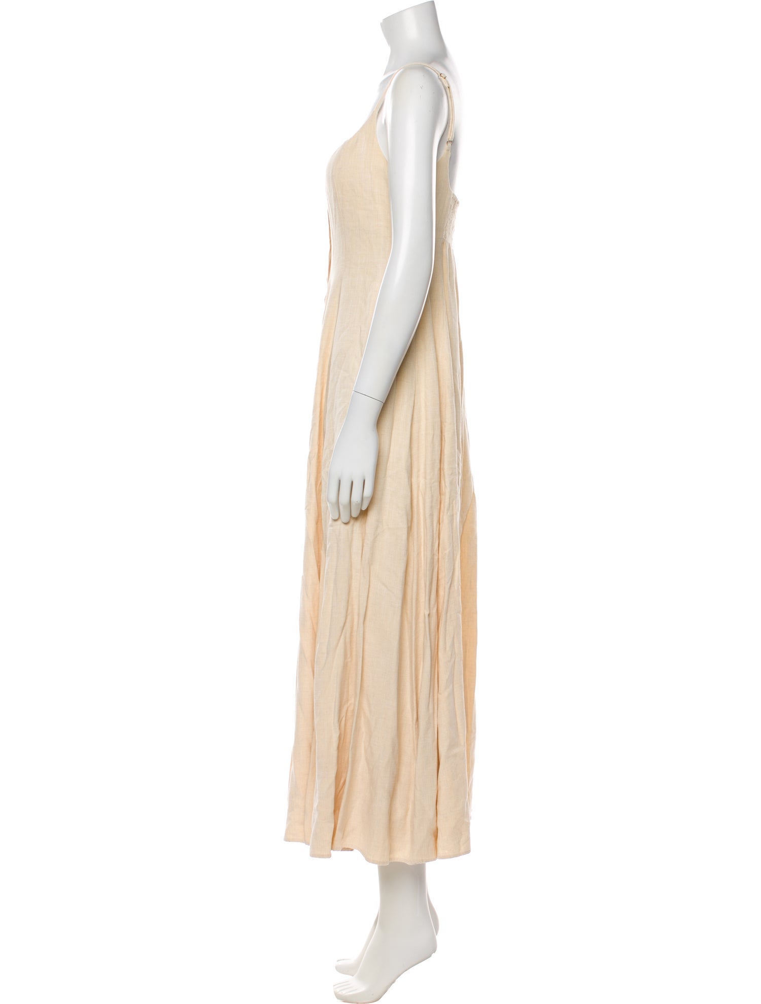 La Ligne Square Neckline Long Dress