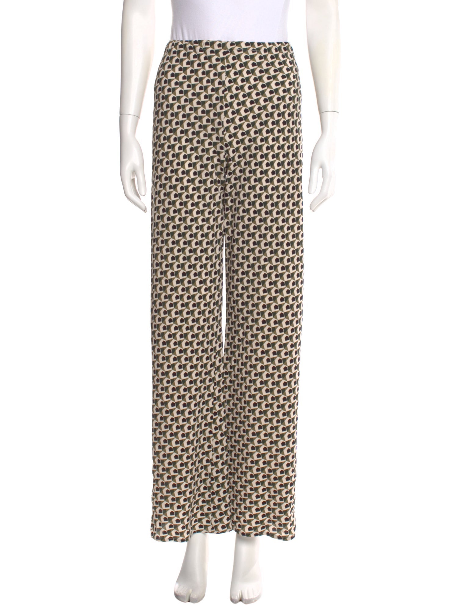 La Ligne Printed Wide Leg Pants