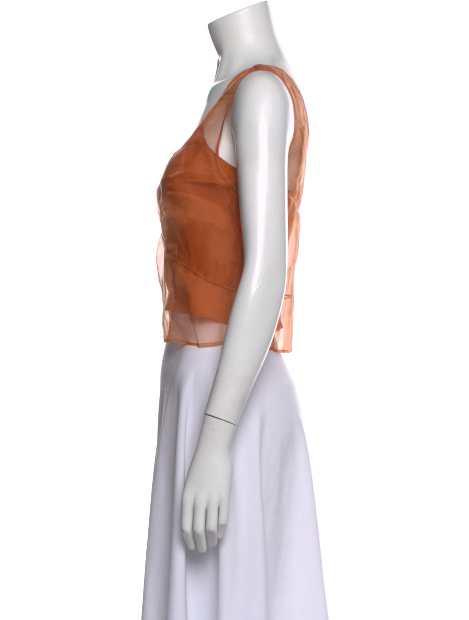 La Ligne Silk V-Neck Top