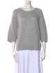 Lamberto Losani Linen Scoop Neck Sweater