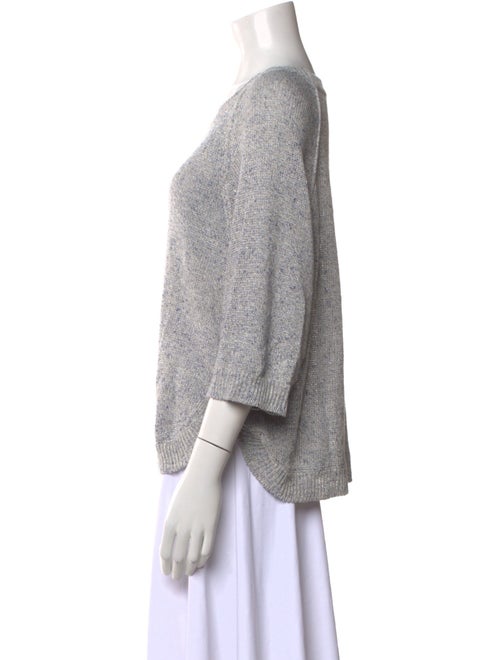 Lamberto Losani Linen Scoop Neck Sweater