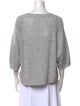 Lamberto Losani Linen Scoop Neck Sweater