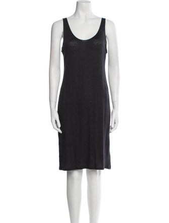 Lamberto Losani Linen Mini Dress