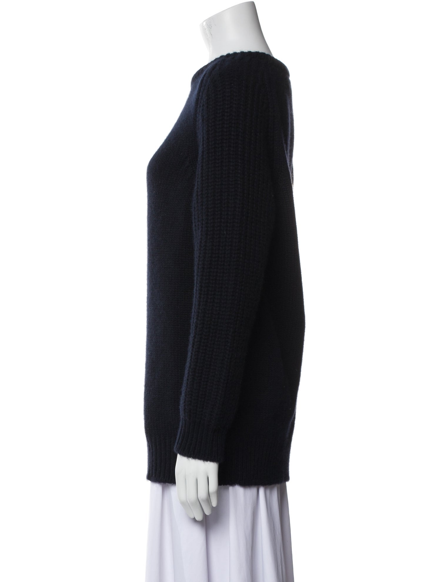 Lamberto Losani Cashmere Bateau Neckline Sweater