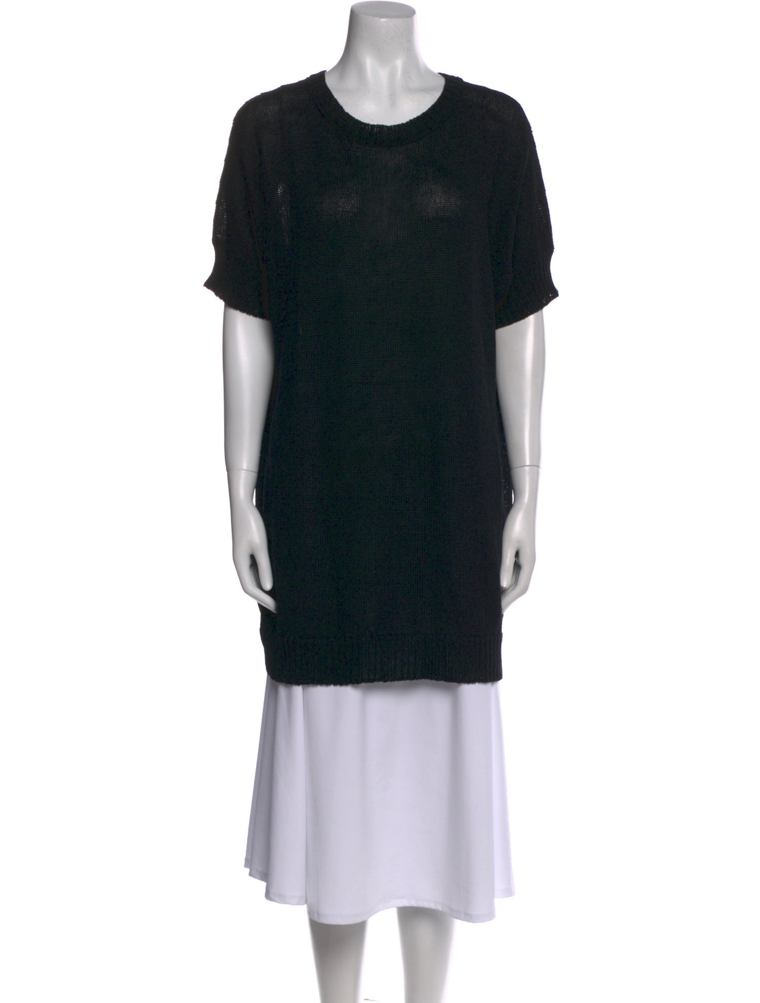 Lamberto Losani Linen Crew Neck Tunic