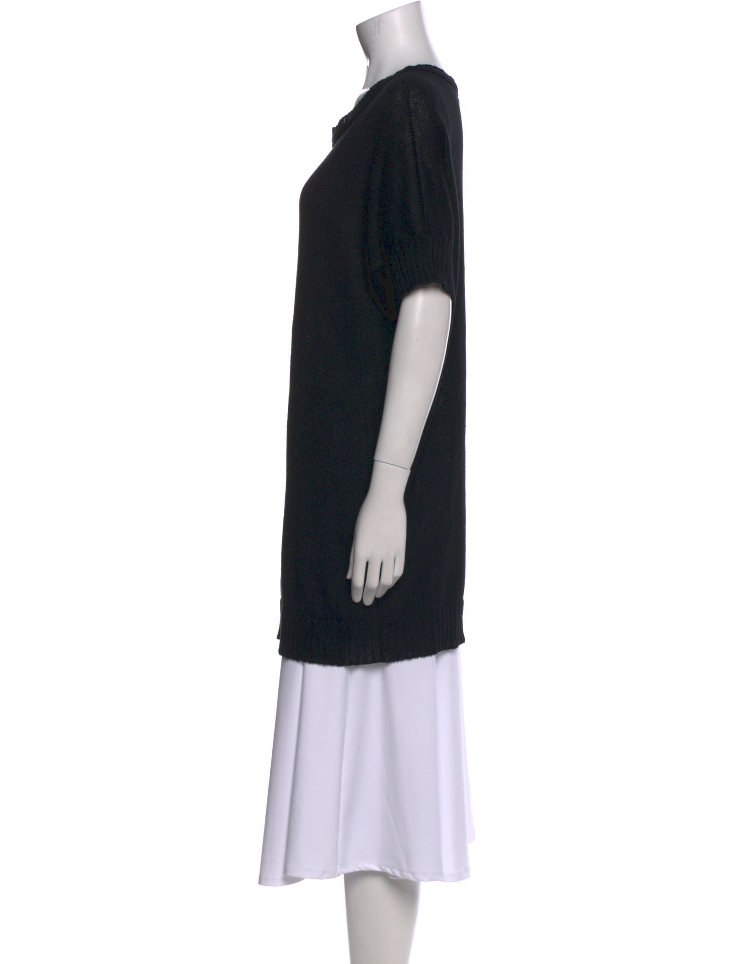 Lamberto Losani Linen Crew Neck Tunic