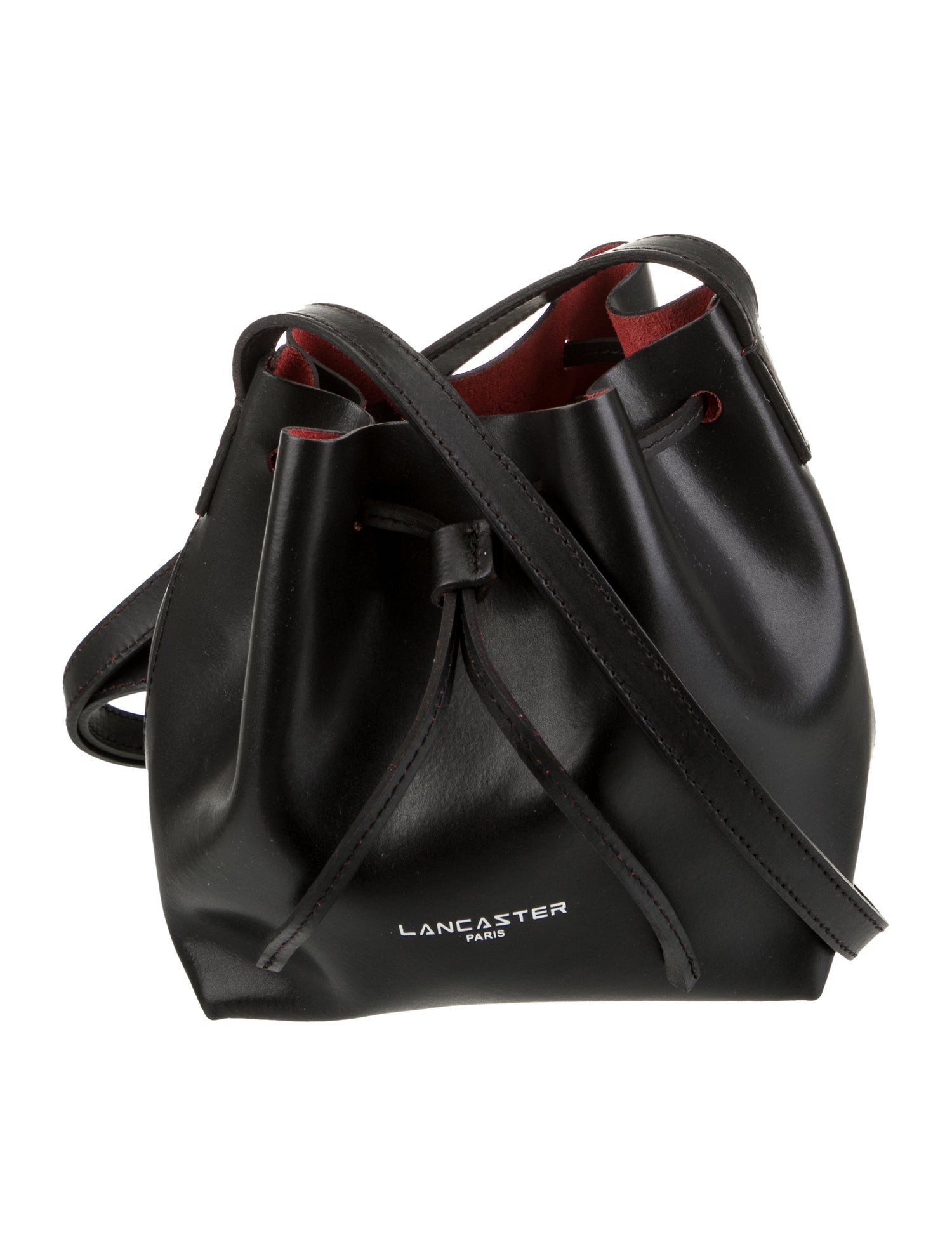 Lancaster Leather Bucket Bag