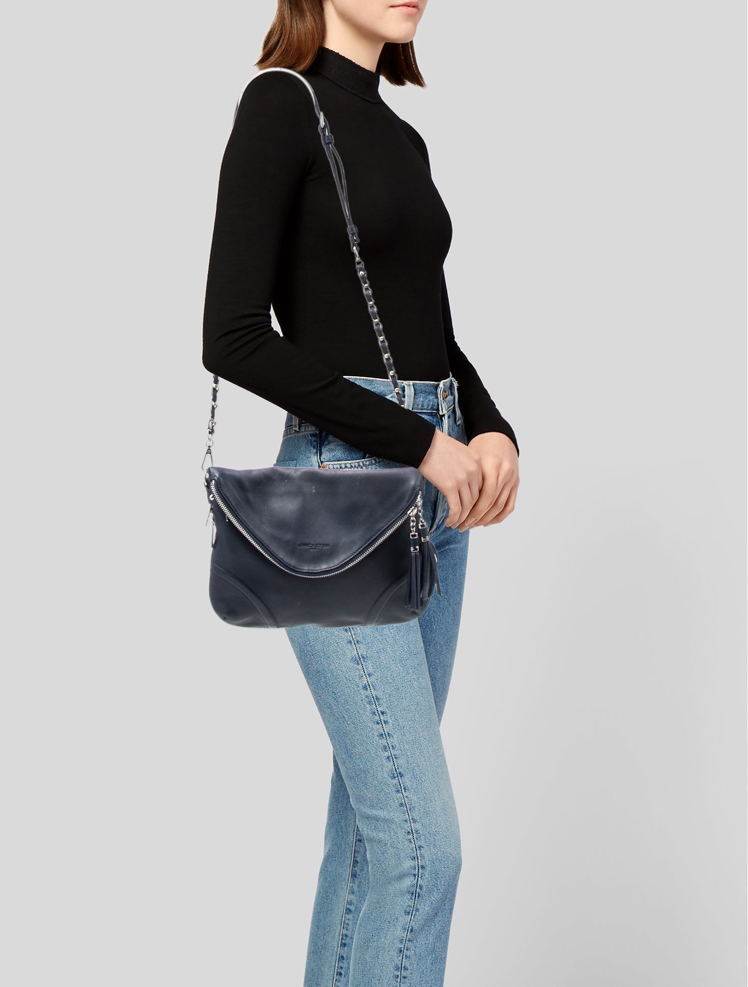 Lancaster Leather Crossbody Bag