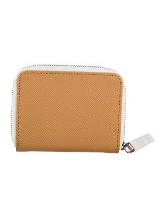 Lancaster Saffiano Leather Compact Wallet