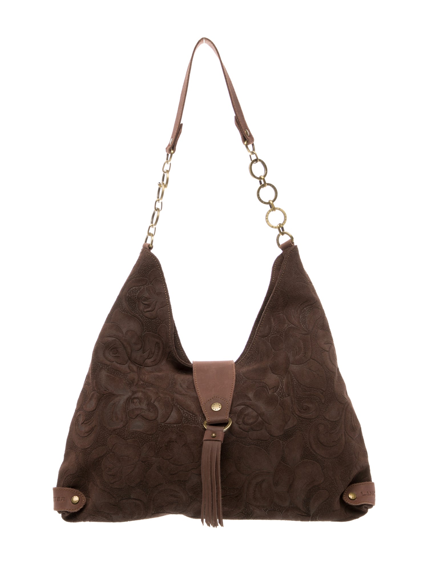 Lancaster Suede Shoulder Bag