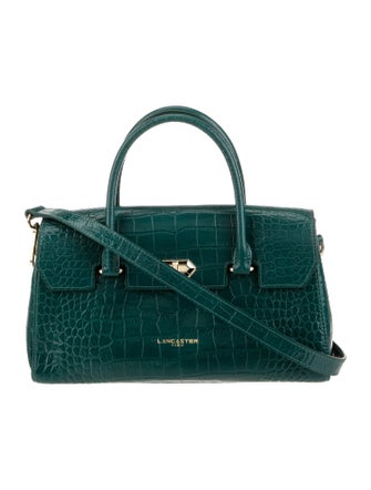 Lancaster Leather Top Handle Bag