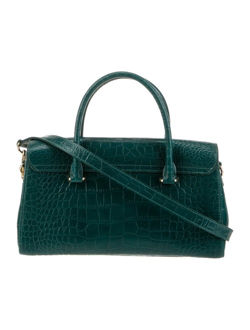 Lancaster Leather Top Handle Bag