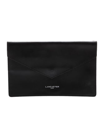 Lancaster Leather Clutch