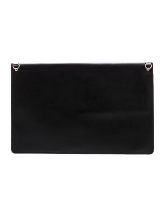Lancaster Leather Clutch