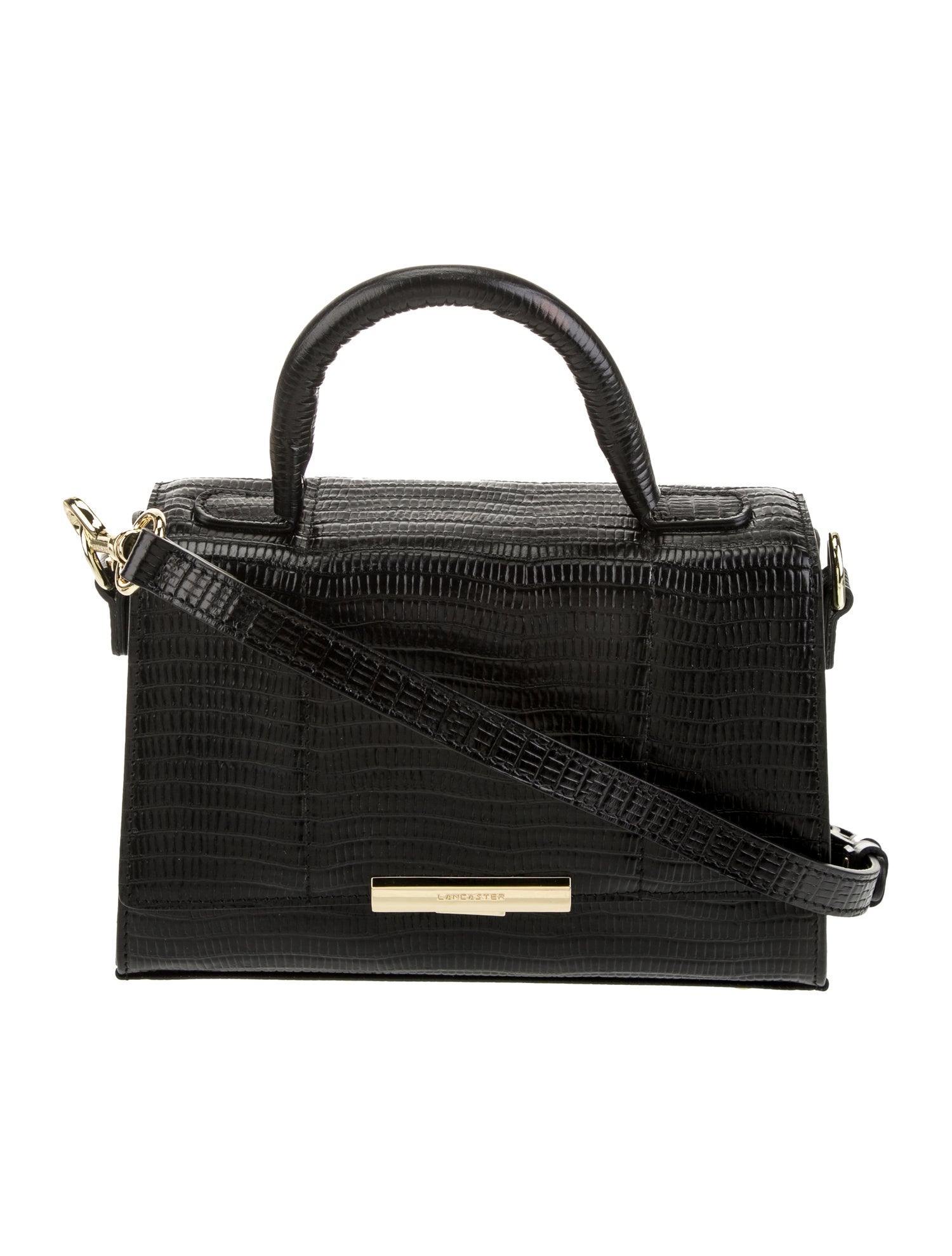 Lancaster Leather Top Handle Bag