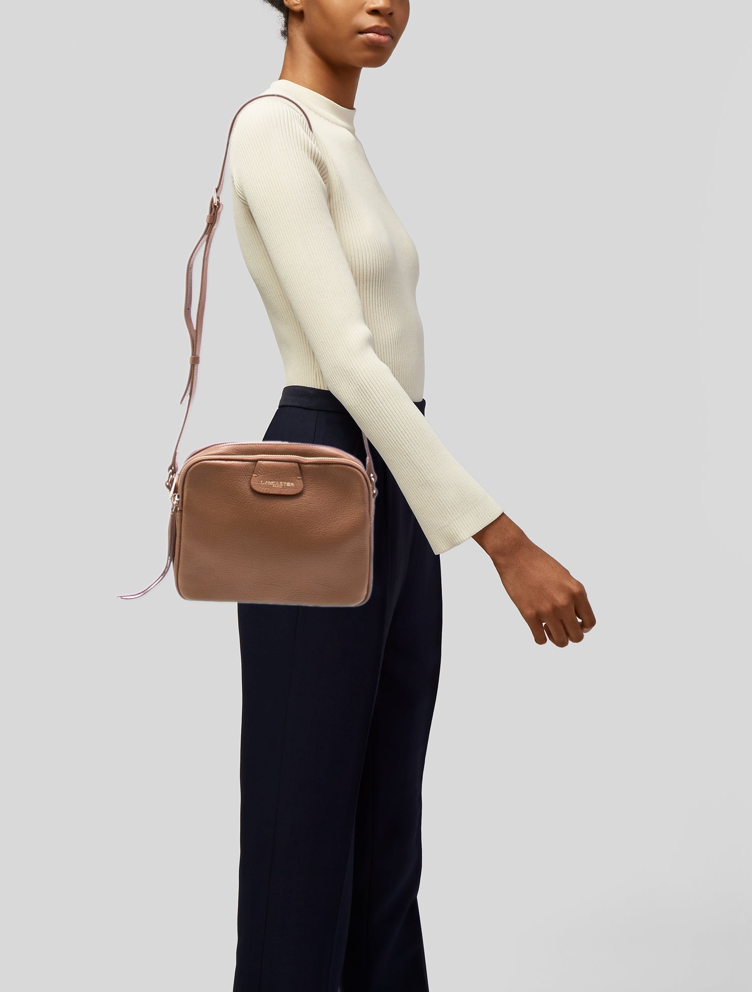 Lancaster Leather Crossbody Bag