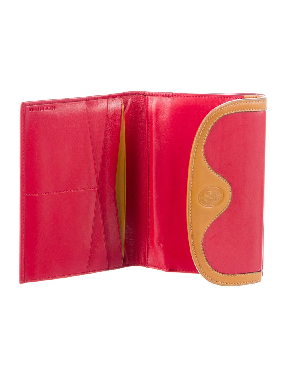 Mark Cross Leather Colorblock Pattern Wallet - image 3
