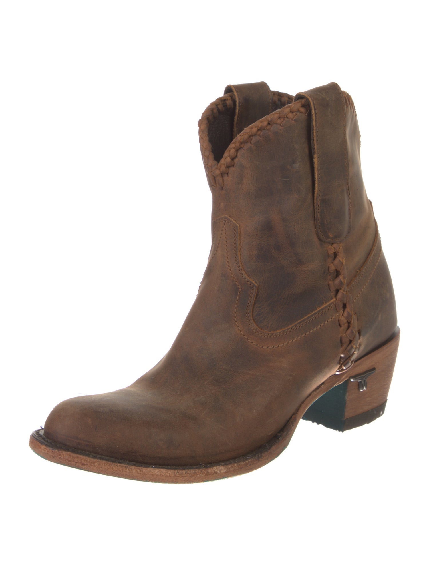 Lane Leather Printed Western Boots