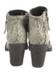 Lane Embossed Leather Animal Print Boots