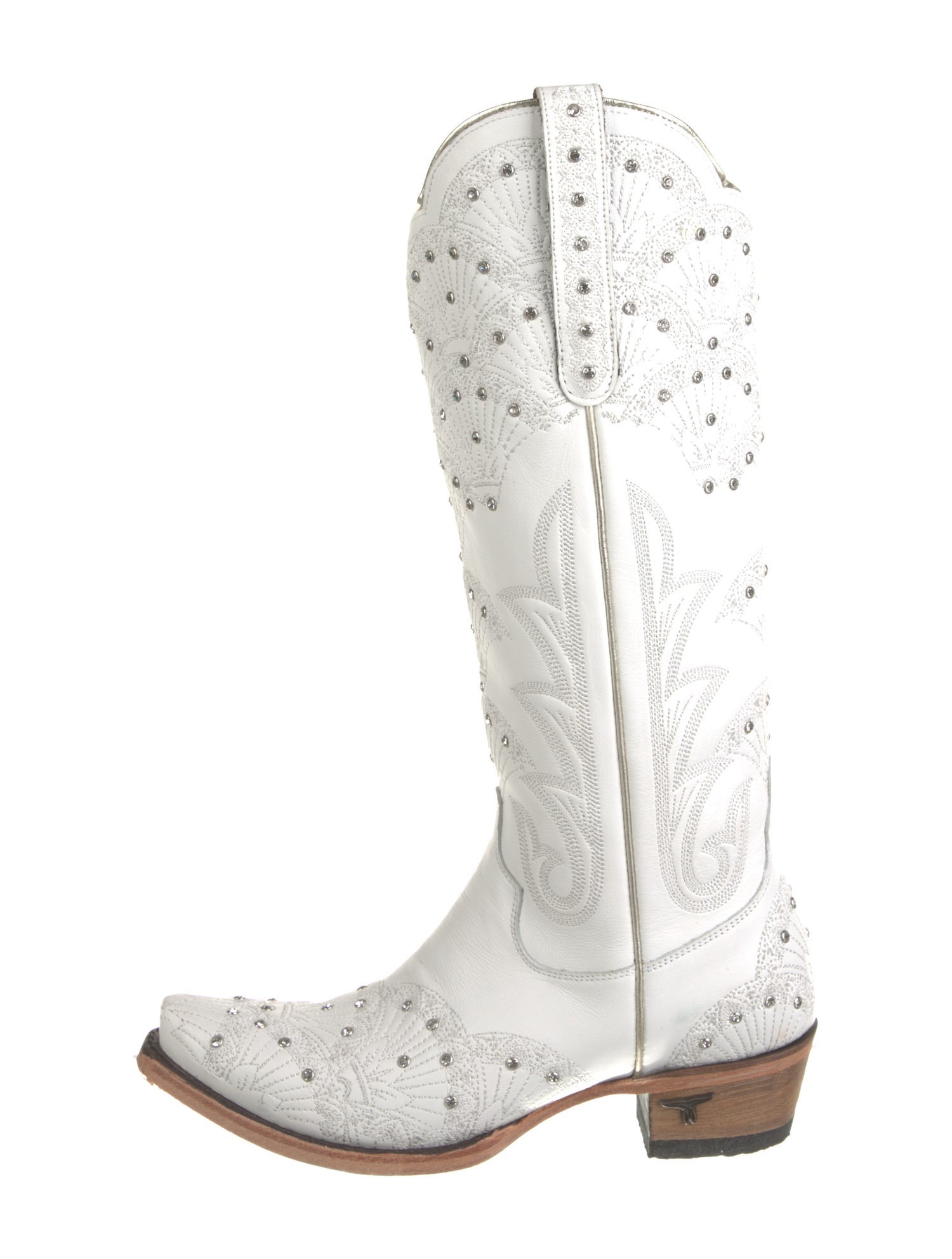 Lane Leather Printed Western Boots