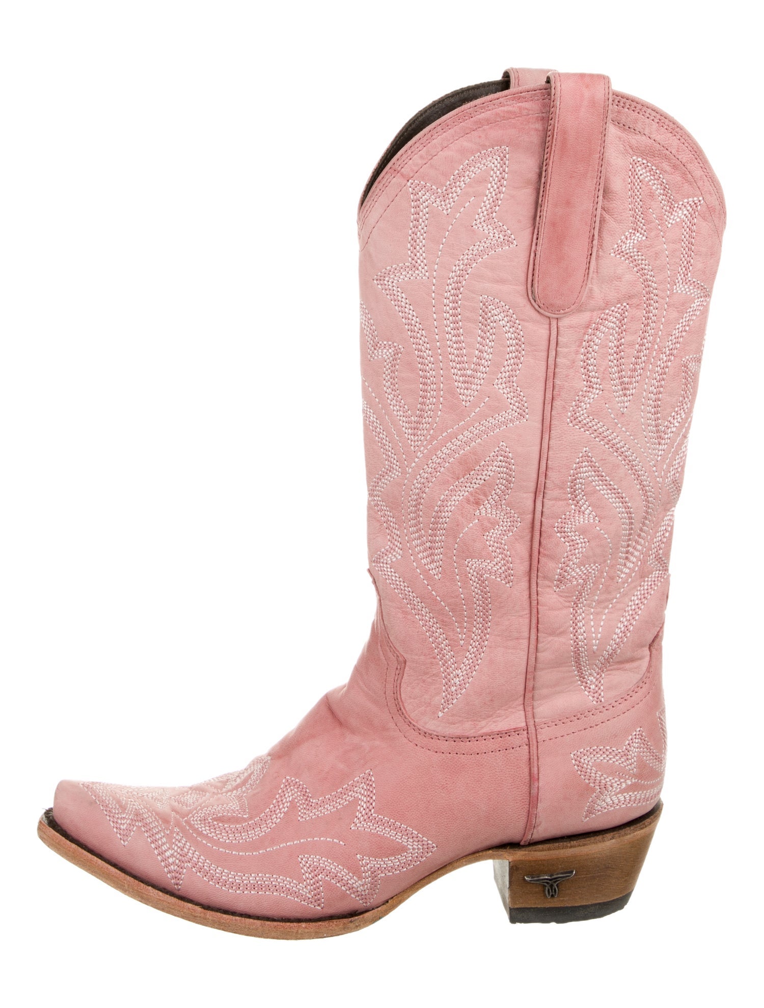 Lane Suede Patterned Western Boots