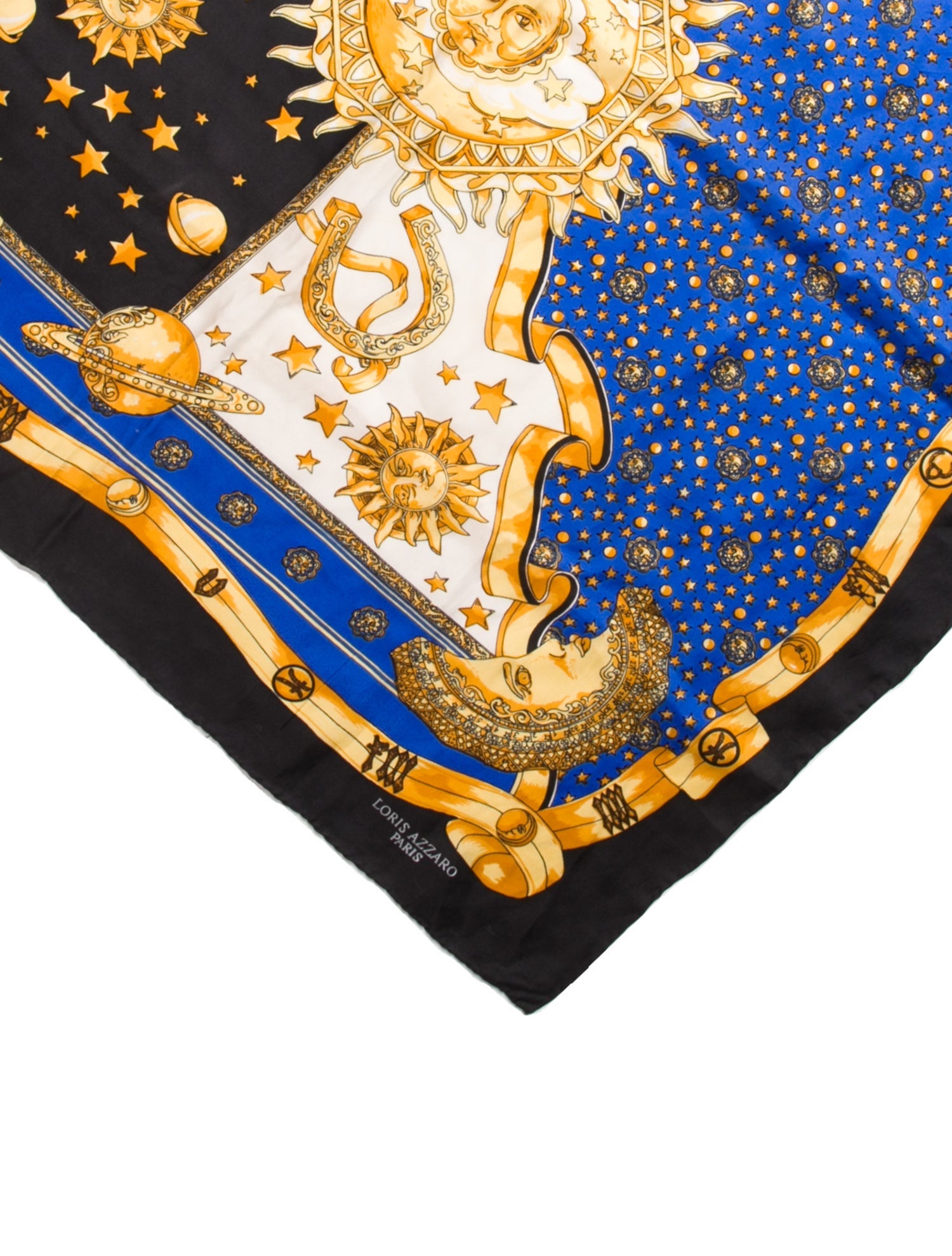 Loris Azzaro Les Perroquets Silk Scarf