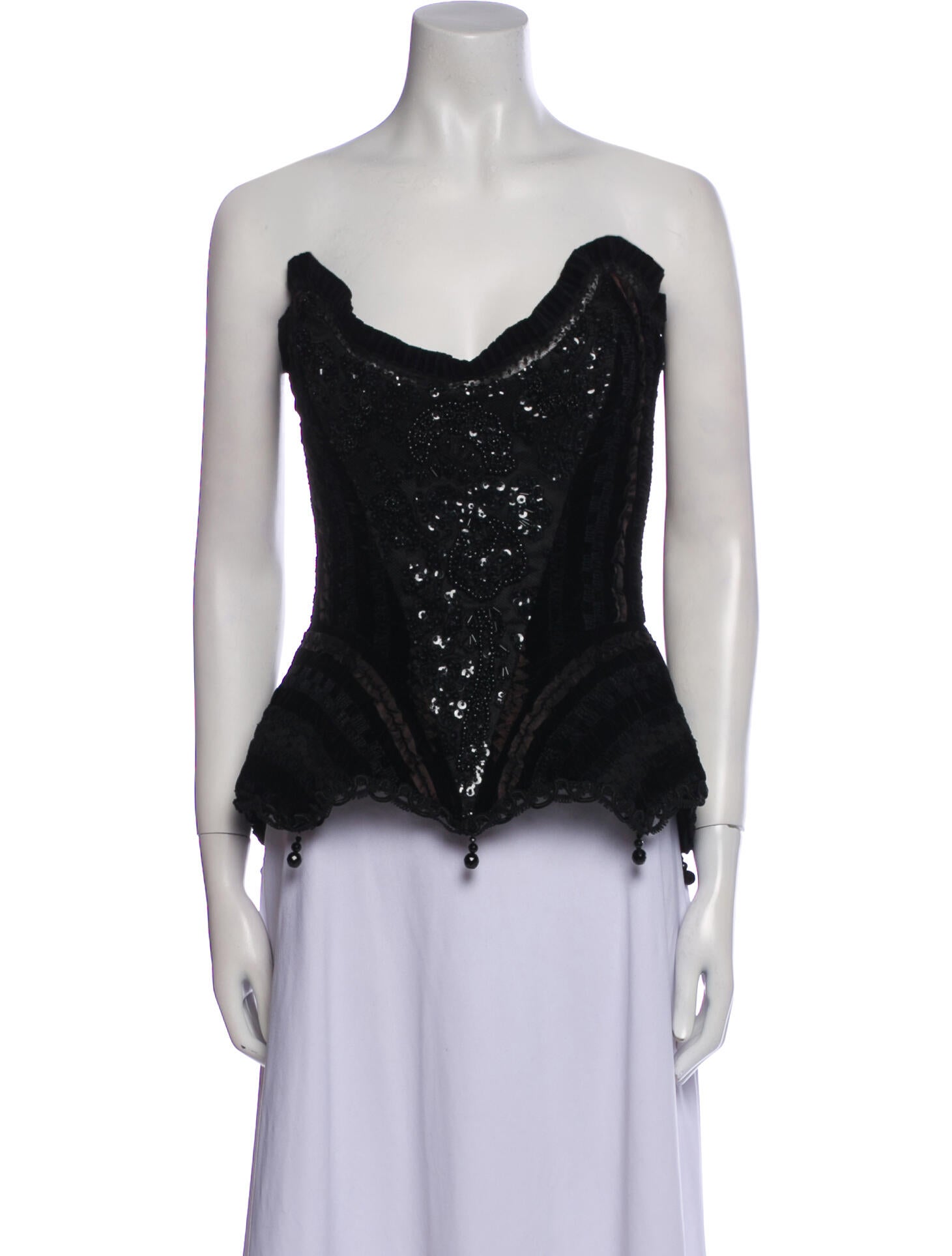 Loris Azzaro Strapless Top