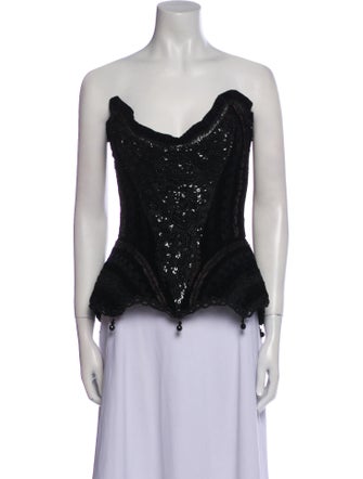 Loris Azzaro Strapless Top