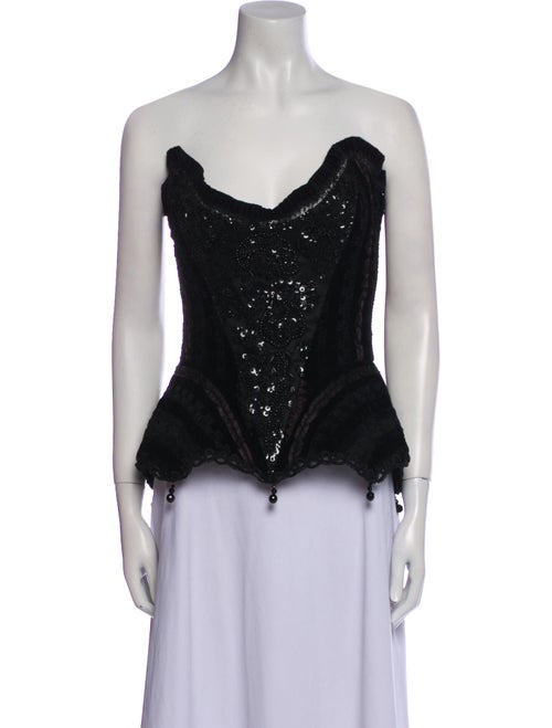 Loris Azzaro Strapless Top