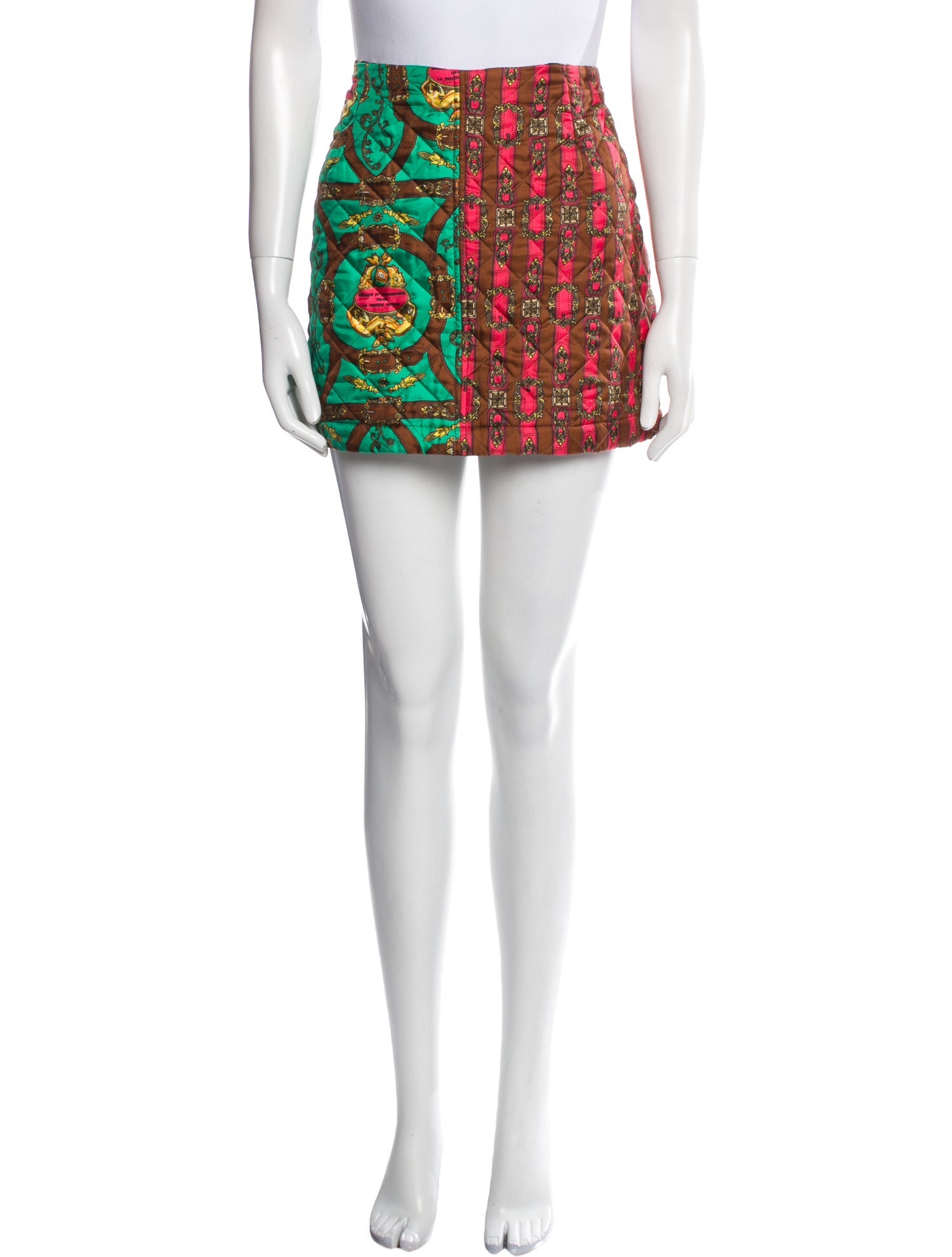 La Prestic Ouiston Silk Mini Skirt w/ Tags