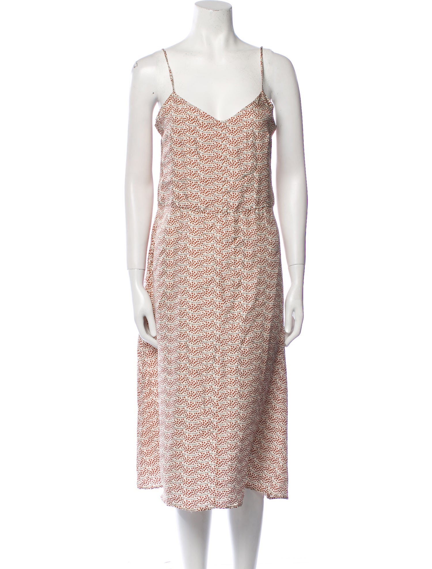 La Prestic Ouiston Silk Midi Length Dress