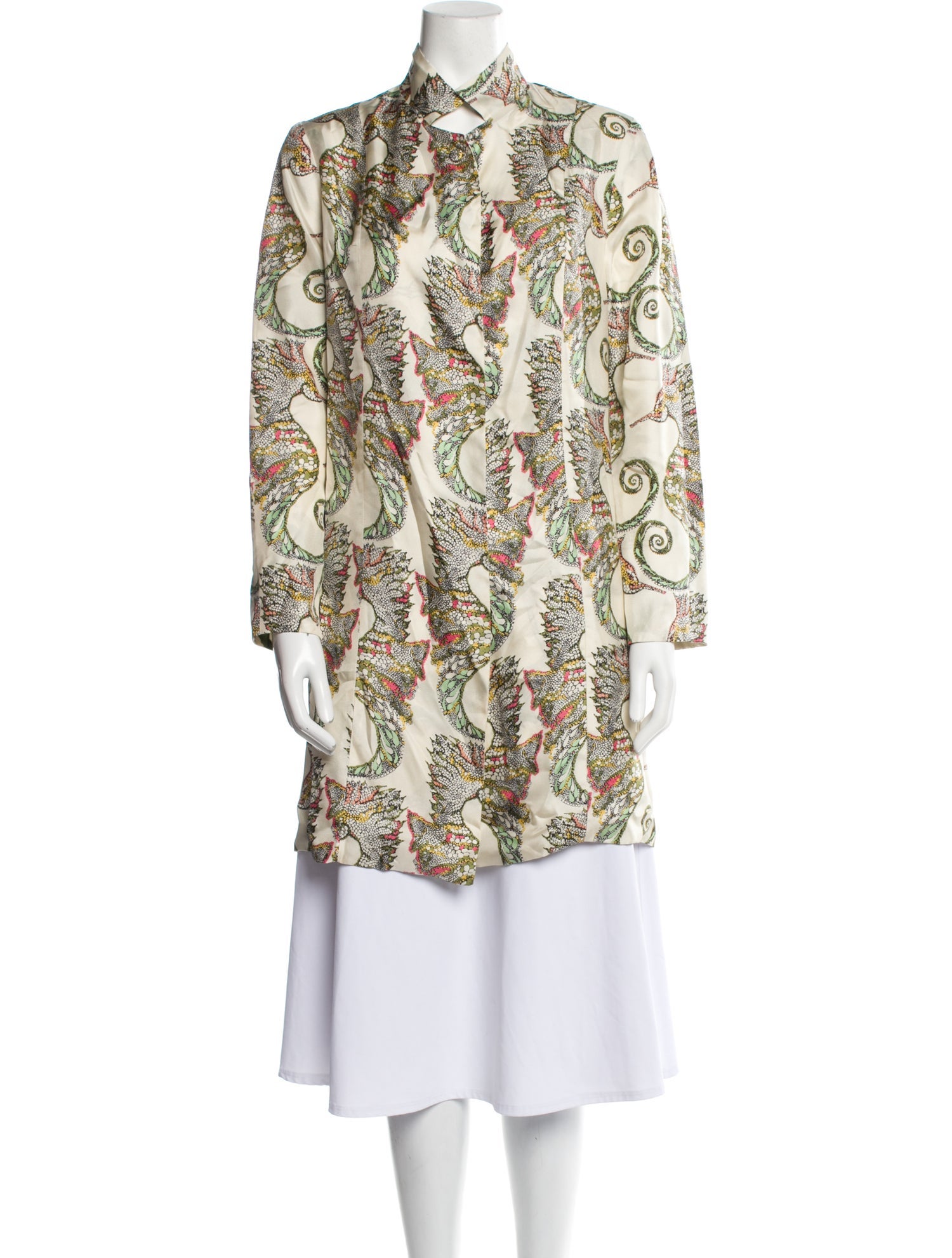 La Prestic Ouiston Printed Evening Jacket