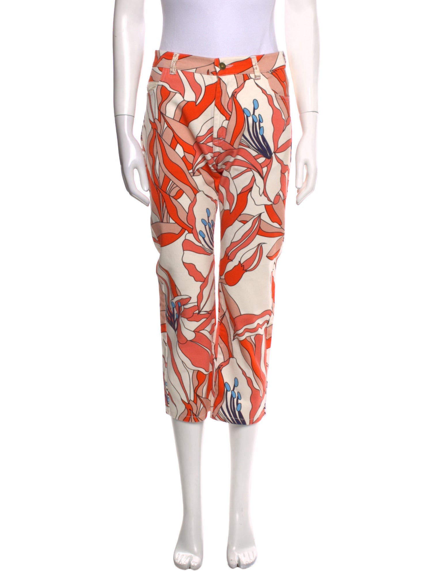 La Prestic Ouiston Floral Print Straight Leg Pants