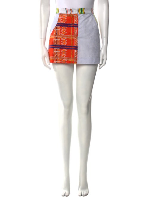 La Prestic Ouiston Silk Mini Skirt