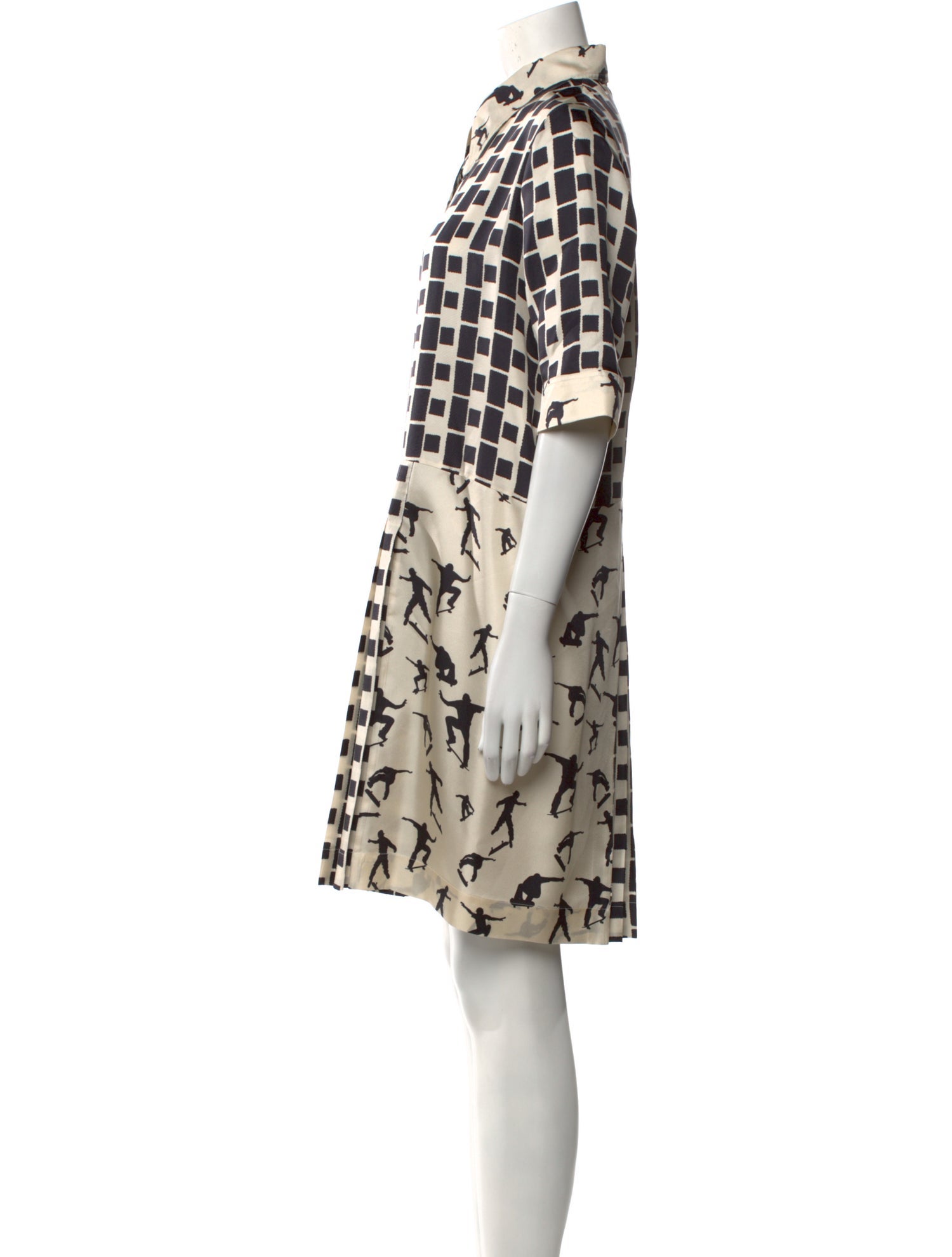 La Prestic Ouiston Silk Mini Dress