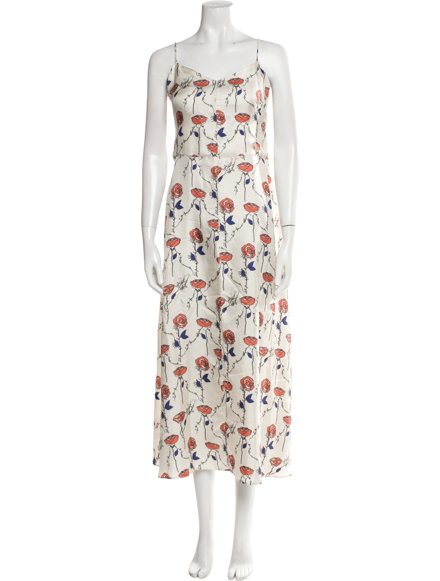 La Prestic Ouiston Silk Long Dress