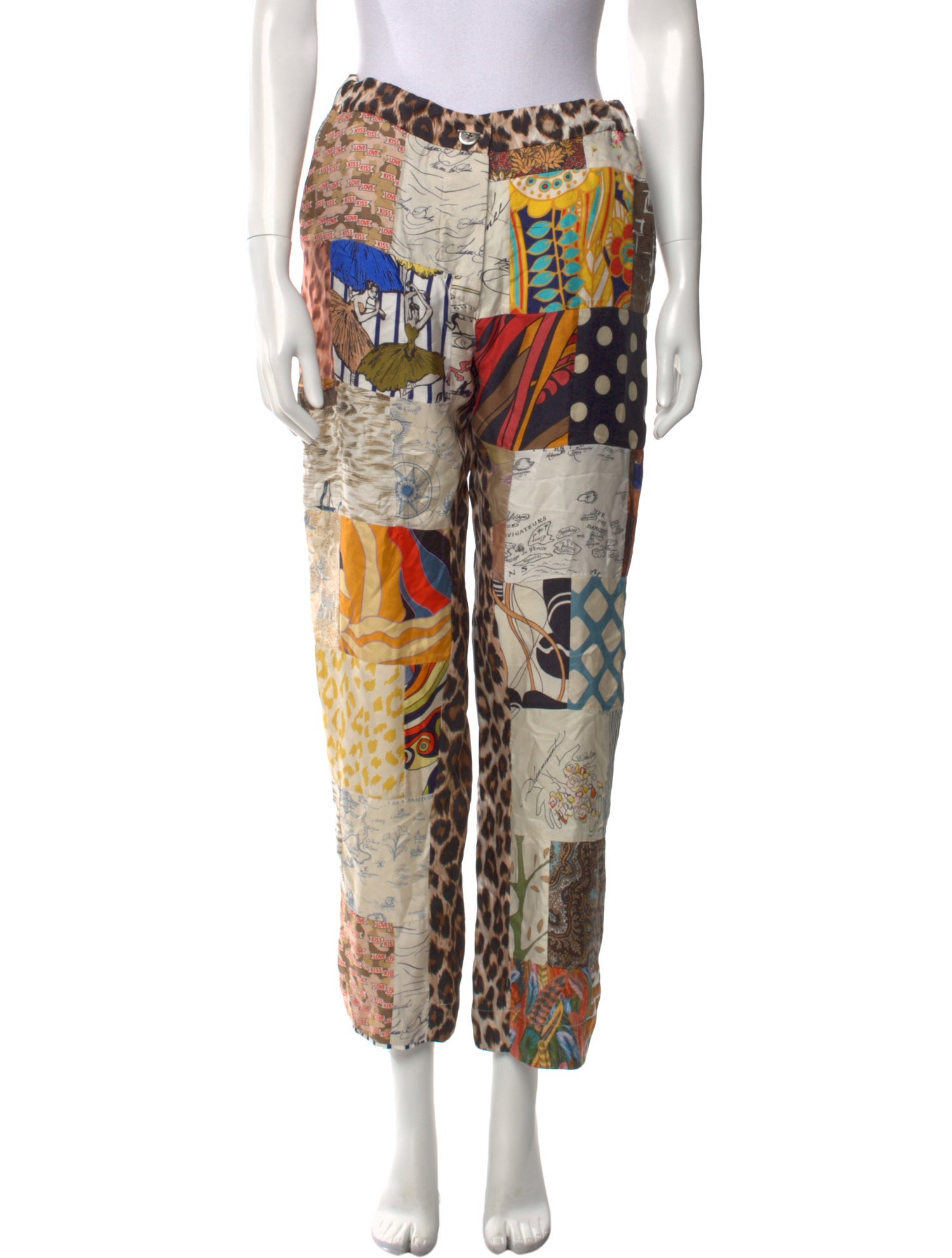 La Prestic Ouiston Silk Wide Leg Pants