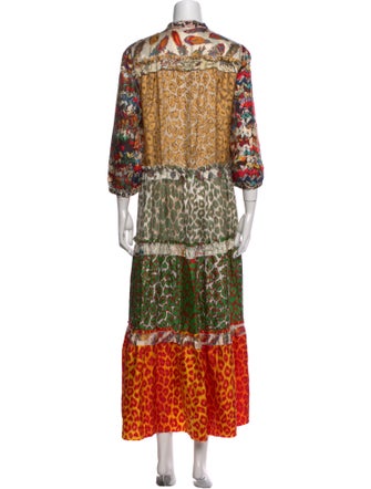 La Prestic Ouiston Silk Long Dress