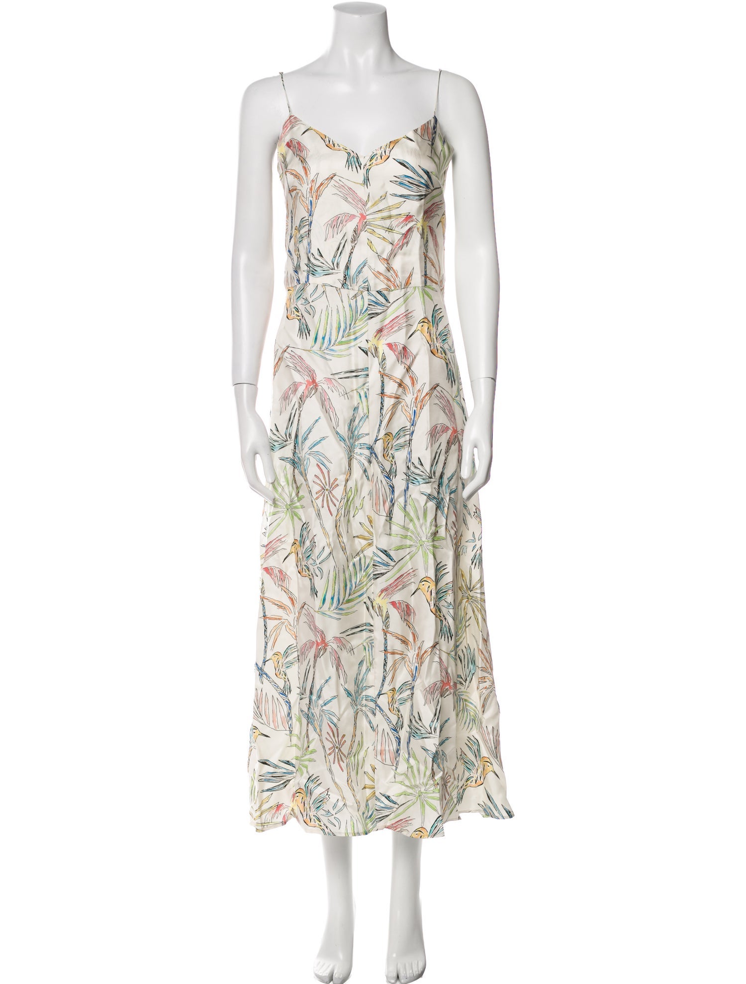 La Prestic Ouiston Silk Long Dress