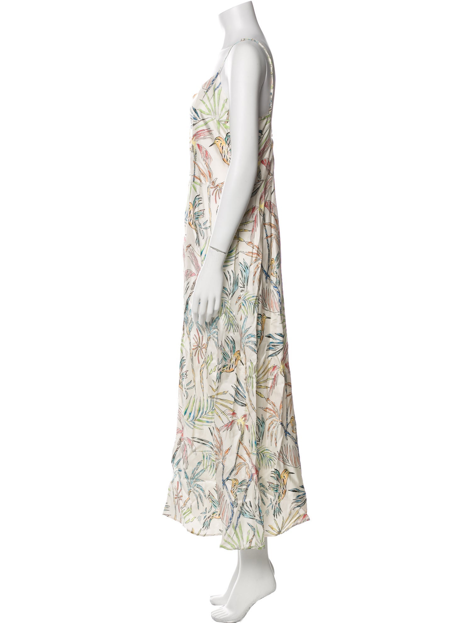 La Prestic Ouiston Silk Long Dress